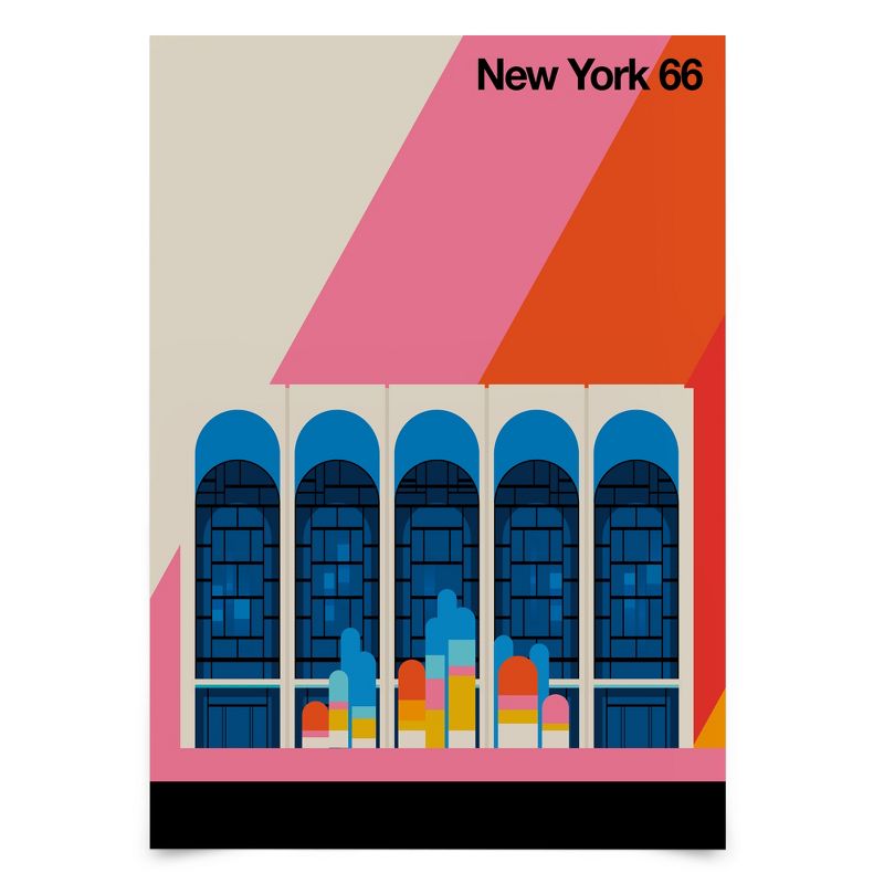 Americanflat Mid Century Modern Wall Art Room Decor - New York 66 by Bo Lundberg, 1 of 7