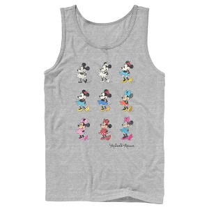 Men's Mickey & Friends Evolution of Minnie Mouse Tank Top - 1 of 4