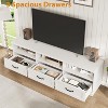 TV Stand for TVs Up to 80", 70in Entertainment Center with Storage Drawer and Open Shelves,Modern TV Console Media Cabinet for Living Room - 4 of 4