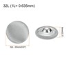Unique Bargains Blouses Sweater Round Aluminum Cotton Fabric Cloth Covered Buttons 10 Pcs - 2 of 4