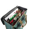 TreeKeeper Gift Bags and Tissue Paper Supplies Storage Bag: Christmas Organizer with Dividers, Green Polyester, 22" Height - 4 of 4