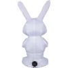Gemmy Airdorable Airblown Inflatable Whimsical Easter Bunny, 2 ft Tall, White - 3 of 4