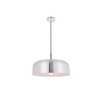Elegant Lighting Gil 1-Light Brass Pendant with Seeded Clear Glass Globe - 4 of 4