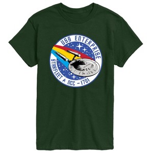 Men's - Star Trek - Enterprise Mission Patch Short Sleeve Graphic T-Shirt - 1 of 4