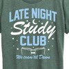 Women's - Instant Message - Late Night Study Club Short Sleeve Graphic T-Shirt - 2 of 4