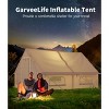 6-8 Person Inflatable Camping Tent, Large Inflatable Tent House with Air Pump, Quick Assembly Luxury Camping Tent, Waterproof Oxford Fabric Suitable - 2 of 4