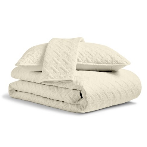 Cosy House Collection Luxury Rayon Derived from Bamboo 3-Piece Quilt Set - image 1 of 4