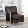 Forrester Wood Arm Accent Chair - miBasics
 - image 2 of 3