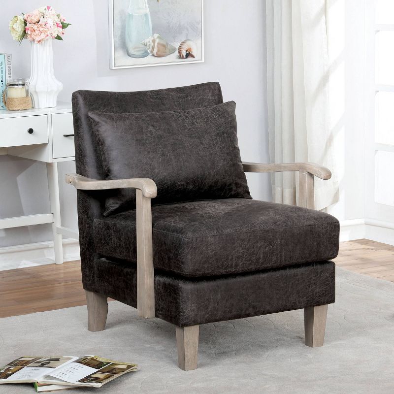 Forrester Wood Arm Accent Chair - miBasics
, 3 of 5