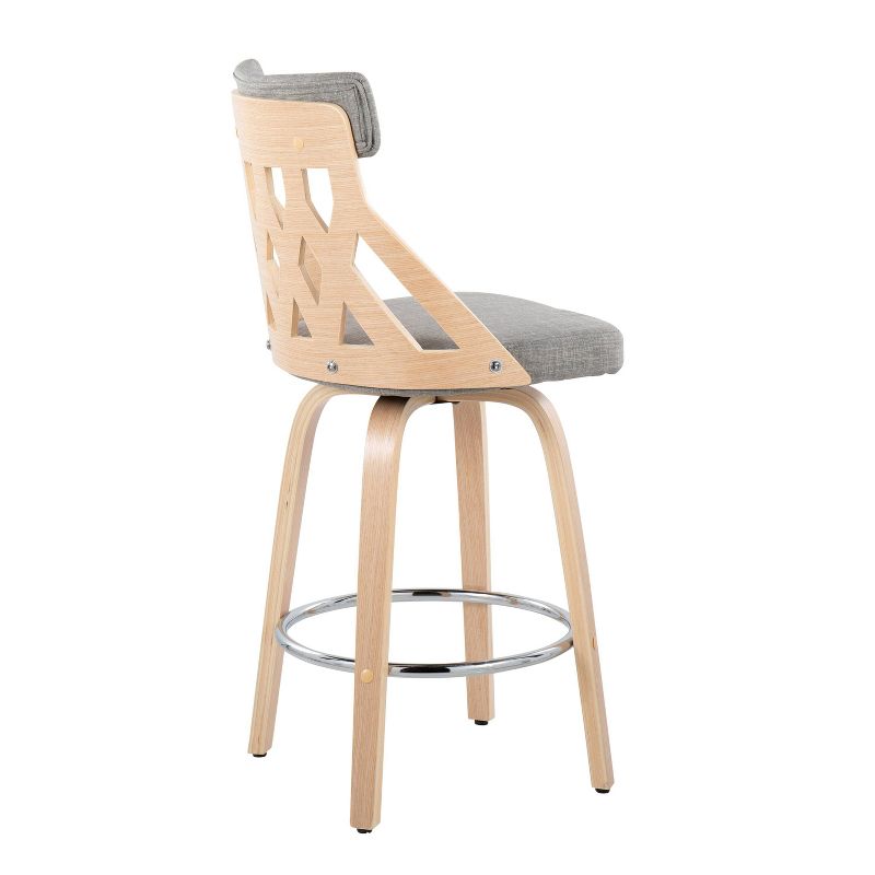 York Upholstered Counter Height Barstool - LumiSource, 4 of 10
