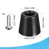 Unique Bargains Rubber Non-Slip Furniture Pads with Stainless Steel Washer and Screws - 2 of 4