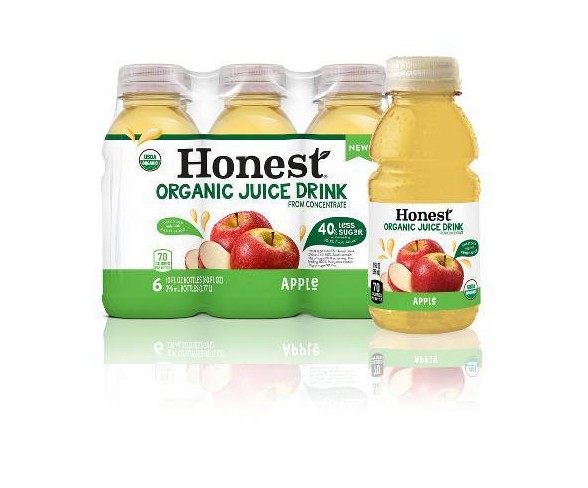Honest Organic Apple Juice - 6pk/10 fl oz Bottles