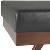 NicBex Modern Mid-Century Tufted Button Ottoman Bench with Wooden Legs,Upholstered Shoe Bench for Living Room,Bedroom,Entryway - 4 of 4