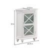 Teamson Home Blue Ridge Freestanding Wooden Corner Floor Cabinet - 4 of 4