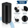 8 Gallon (30L) Round Trash Can with Soft Close Lid, Foot Pedal & Removable Inner Bucket, Modern Garbage Bin for Living Room, Office, Bathroom - 3 of 4