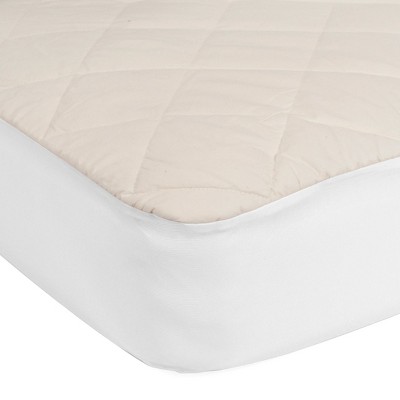 Sealy Quilted Crib Mattress Pad with Organic Cotton Top_0