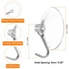 Unique Bargains Waterproof Reusable Bathroom Kitchen Suction Cup Hooks and Hangers - 2 of 3
