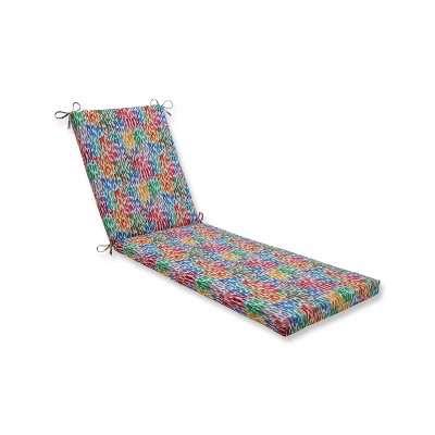 Make It Rain Outdoor Chaise Lounge Cushion Zinnia Blue - Pillow Perfect