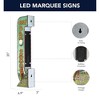 American Art Decor Metal LED Golf Pro Shop Marquee Sign: Vintage Style, Double-Sided, Battery Operated - 4 of 4