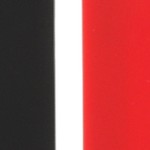 red, orange, blue, black