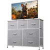 GALAXHERO 7 Drawer Dresser & TV Stand, Entertainment Center with Metal Frame, Media Console for 45" TVs, for Bedroom & Living Room - 2 of 4
