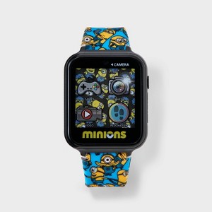 Boys' Despicable Me Minions Interactive Smartwatch - Blue/Yellow/Black: Digital Display, Resin Band - 1 of 3