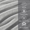 100% Cotton Solid Color Heavyweight Bath Towel Set, Anti-Microbial Certified Highly Absorbent Plushy Bath Towel - 3 of 4