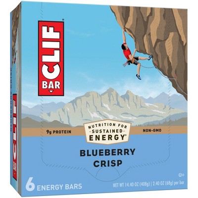 CLIF Bar Blueberry Crisp Energy Bars - 6ct