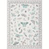 Acekool Floral Insect Area Rug - Washable 5x7 Non-Slip Carpet for Bedroom & Living Room - 2 of 4