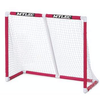 Mylec Easy Assemble Junior PVC Hockey Goal for Indoor + Outdoor - 54"W x 44"H x 24"D - 15 Pounds - Light + Portable
