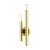 Livex Lighting Helsinki 2 - Light Wall Light in  Satin Brass - 3 of 4