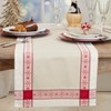 Saro Lifestyle Classic Charm Jacquard Table Runner, 16"x84", Red - image 2 of 2