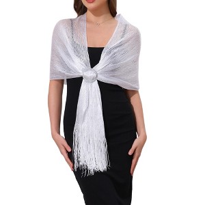 INSPIRE CHIC Women's Fashion 100% Polyester Pashmina Shawls 1 Pc - 1 of 4