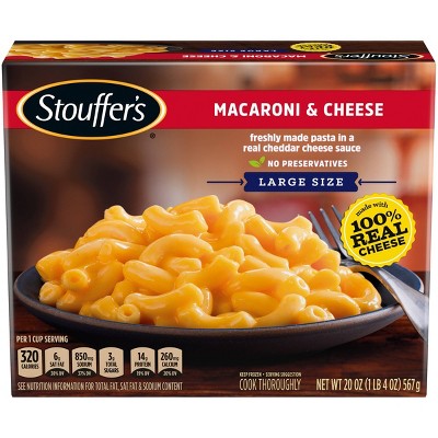 Stouffer's Frozen Large Size Frozen Macaroni And Cheese - 20oz