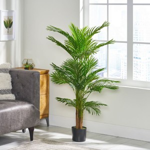 KTMBDW Palm Artificial Tree, Fake plant for Living Room,Bedroom,Indoor and Outdoor - 1 of 4