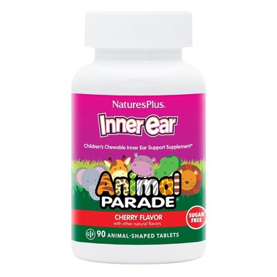 Animal Parade Inner Ear Support - Cherry by Nature's Plus  -  90 Chewable