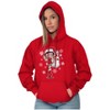 Cute Betty Boop Christmas Holiday Hoodie Sweatshirt Women Brisco Brands - 3 of 4