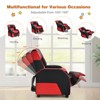 Infans Kids Youth Gaming Sofa Recliner w/Headrest & Footrest PU Leather - 4 of 4