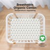 KeaBabies Mini Crib Sheets for Baby Girls, Boys, 2-Pack Soothe Pack and Play Sheets Fitted, Organic Pack N Play Mattress Sheet - 2 of 4