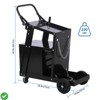 Welding Cart Convenient Welding Cart for TIG MIG Welder & Plasma Cutter w/Wheels+ 4 Drawers - 4 of 4