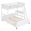NicBex Twin Over Full Bunk Bed with Safety Guardrail,Twin Loft Bed with Ladder and Desk,Modern Bunk Beds,Noise Reduced Bunk Bed for Bedroom - 4 of 4