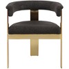 Meridian Furniture,Romeo Boucle Fabric Dining Chair, Set of 2 - 3 of 4
