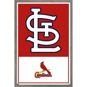 Trends International MLB St. Louis Cardinals - Logo 22 Framed Wall Poster Prints - 1 of 4