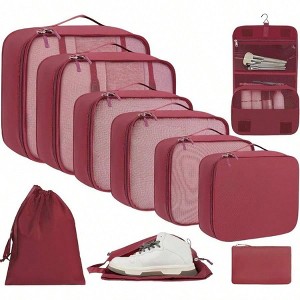 Travel Packing Cube Sets in 6, 8 or 10 Pieces, Multi-Size Organizers ...