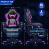 ELECWISH Racing Style High Back Computer Chair with Footrest Headrest and Lumbar Support - 2 of 4