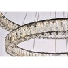 Elegant Lighting Monroe 3 - Light Chandelier in  Black - 3 of 4