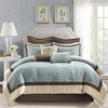 9Pcs Comforter Set, Bedding Set, Polyester Bed Comforter - 2 of 4