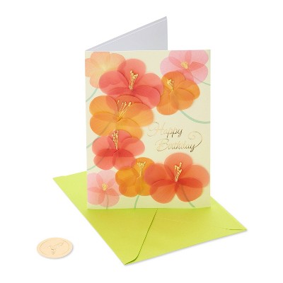 Scattered Flowers Card - PAPYRUS