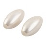 Unique Bargains Wedding Veil Dress Rice Shaped DIY Loose Beads Imitation Pearl Headwear Accessary 100 Pcs - 2 of 3