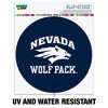 University of Nevada, Reno Cardinals Automotive Car Window Locker Circle Bumper Sticker - 2 of 4